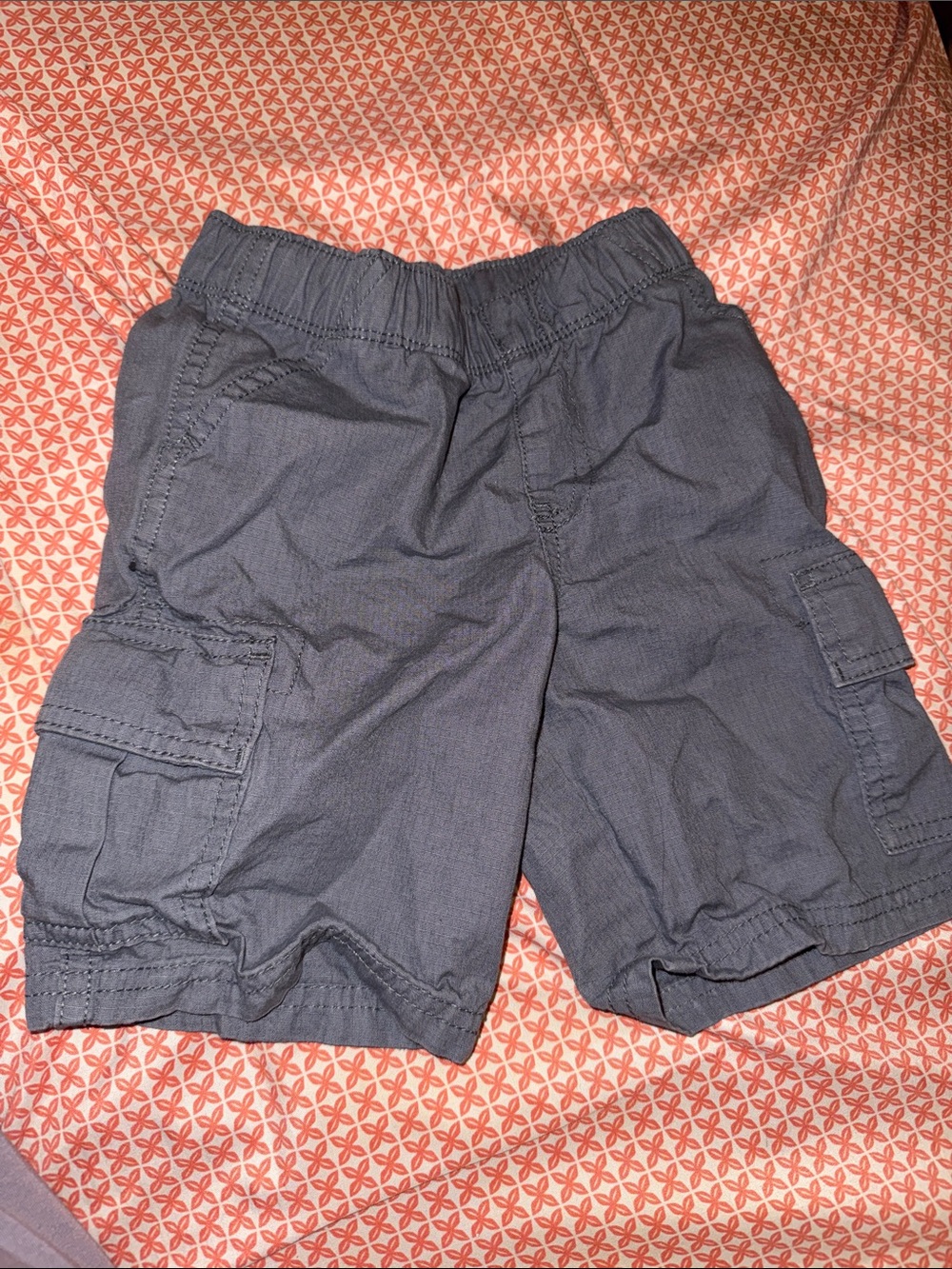 3T boys grey cargo shorts